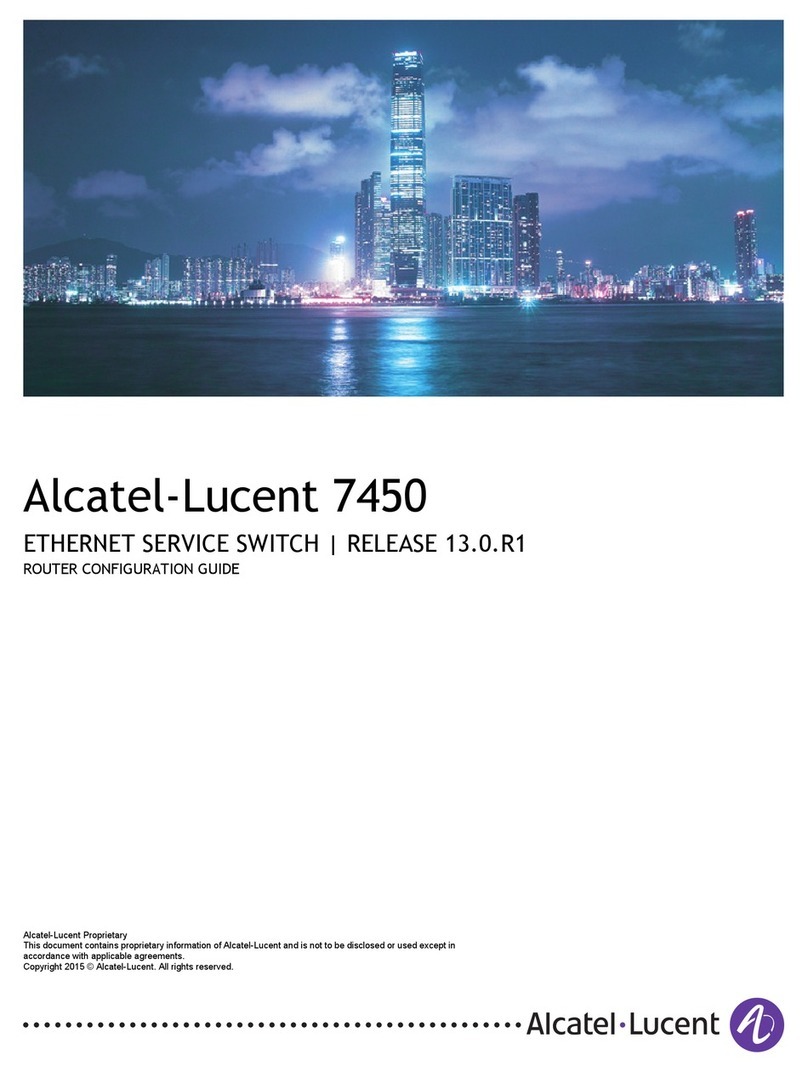 Alcatel-Lucent 7450 Configuration guide