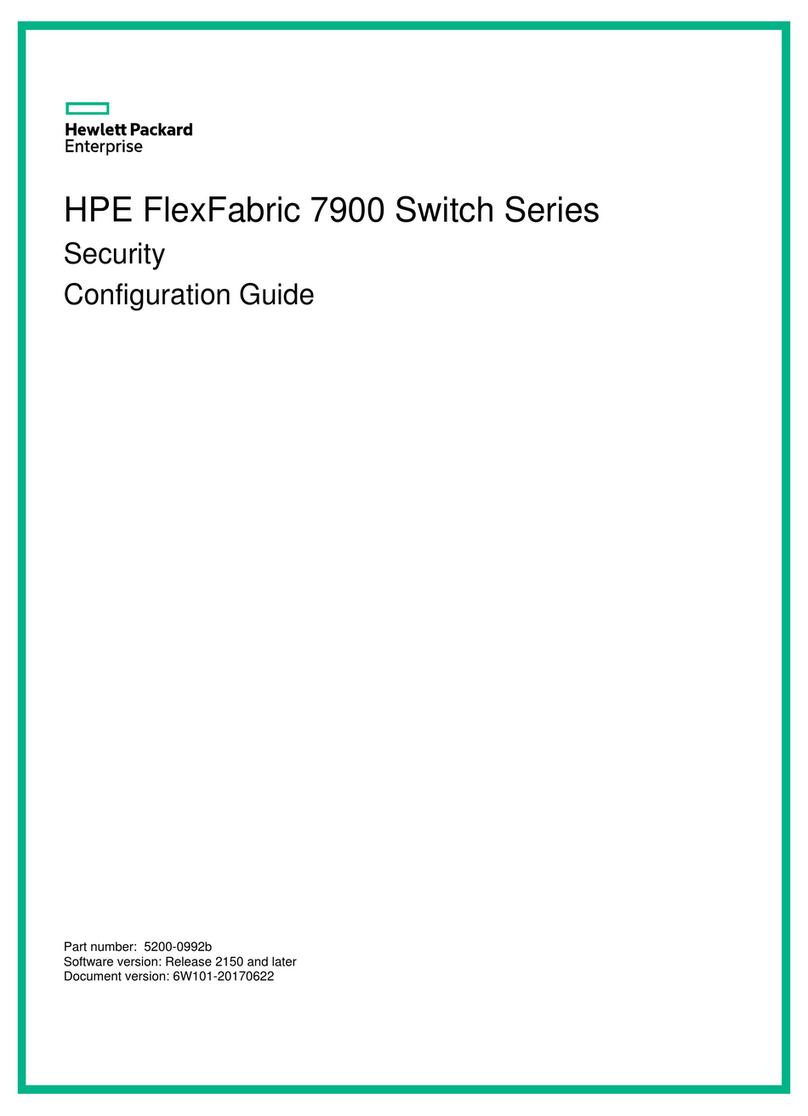 HPE FlexFabric 7900 Series User manual