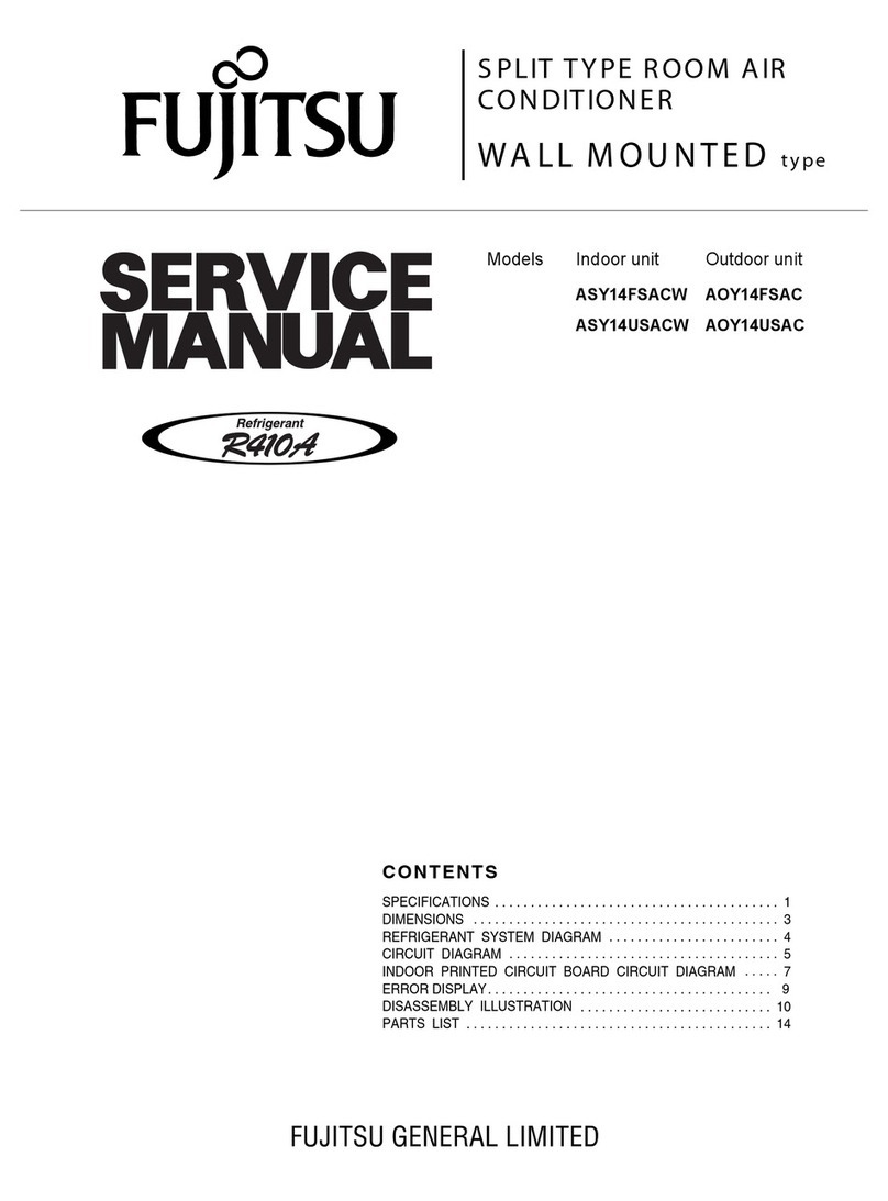 Fujitsu ASY14FSACW User manual Fujitsu ASY14FSACW User manual