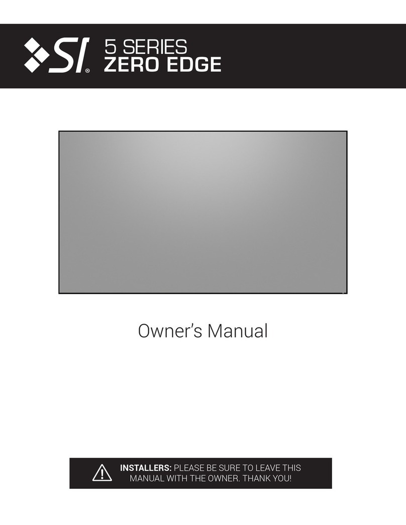 SI 5 SERIES ZERO EDGE owner's manual SI 5 SERIES ZERO EDGE owner's manual