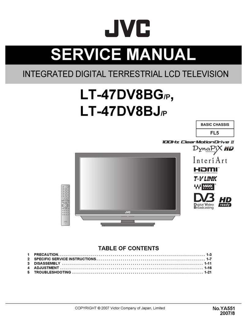 JVC DynaPix LT-47DV8BG User manual