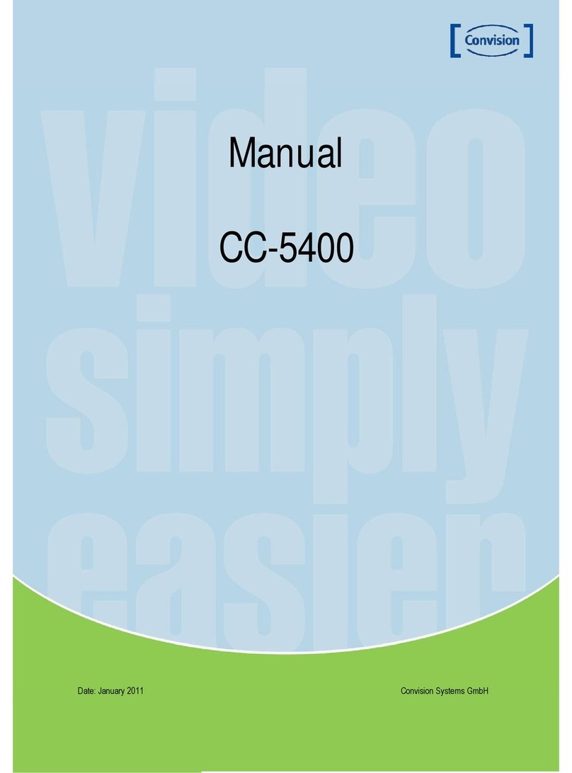 Convision CC-5400 manual