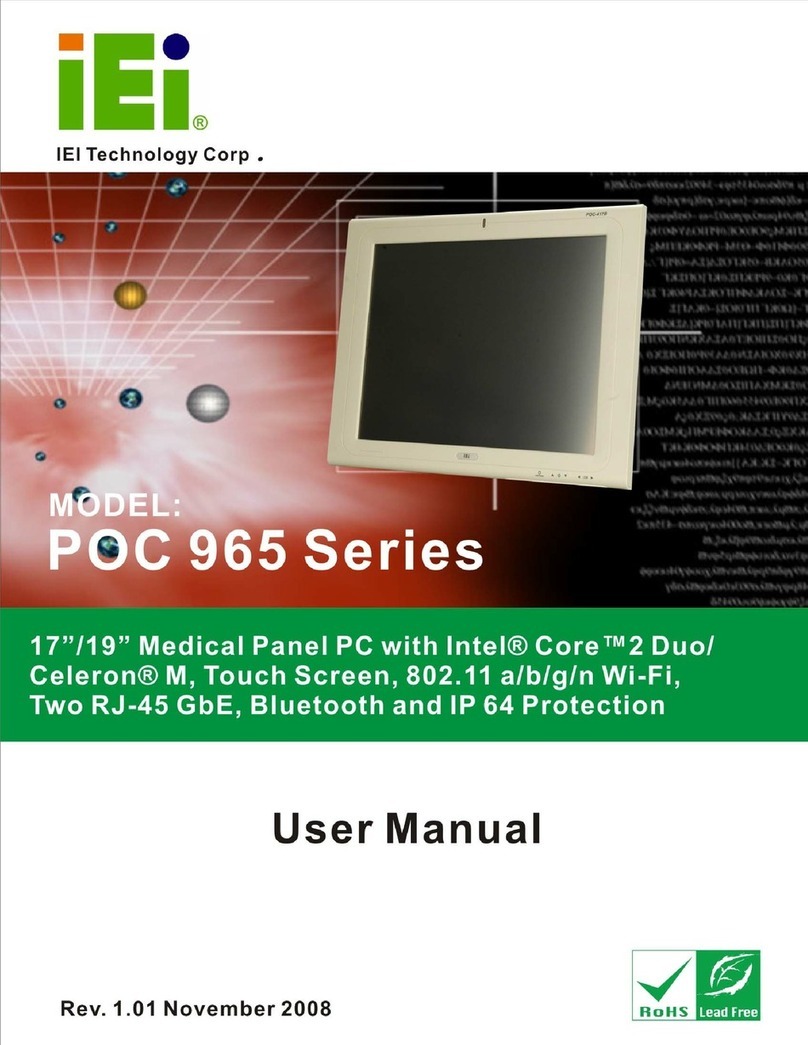 IEI Technology POC 965 SERIES user manual