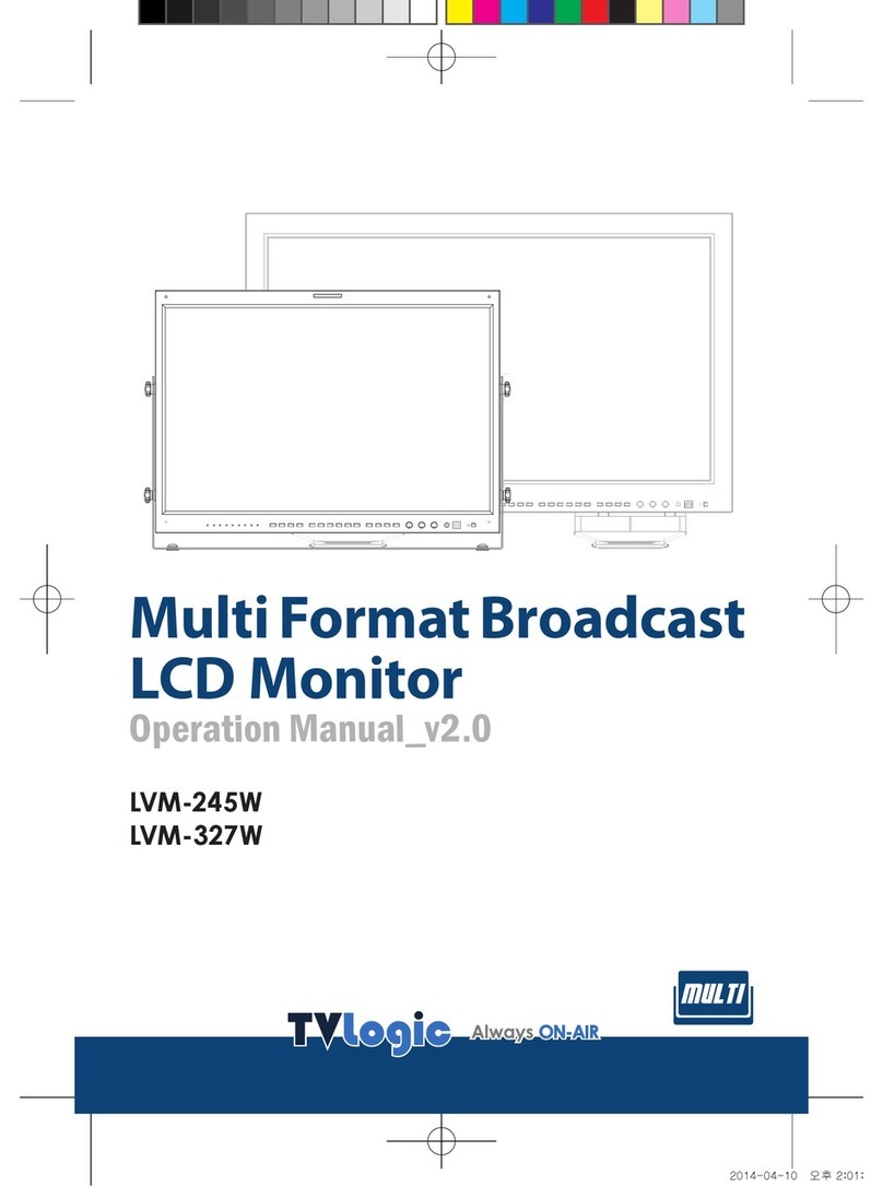 TV Logic LVM-245W User manual