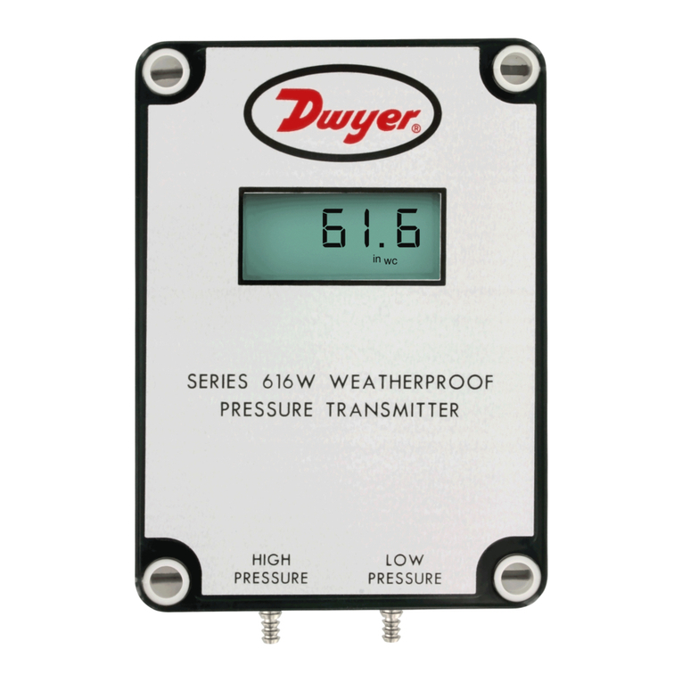 Dwyer Instruments 616W-2 User manual
