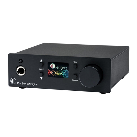 Box-Design Pro-Ject Pre Box S2 Digital Instructions for use