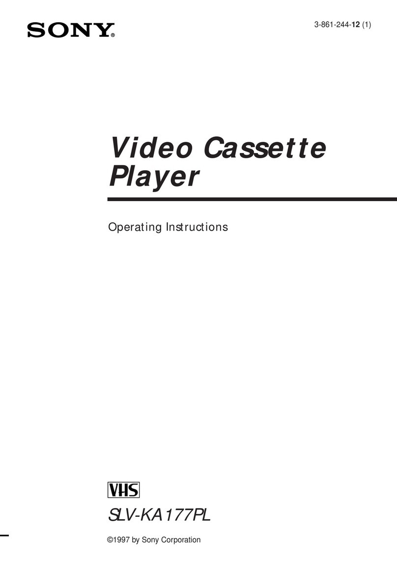 Sony SLV-KA177PL User manual