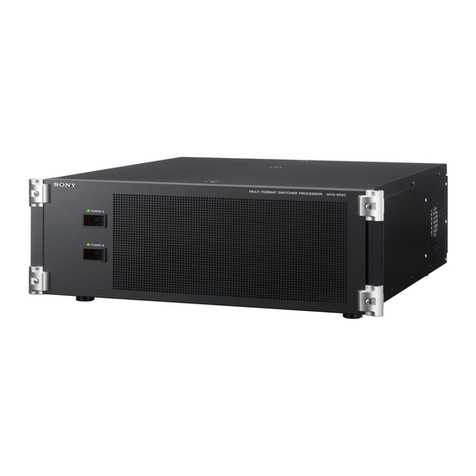 Sony MVS-6500 System User guide