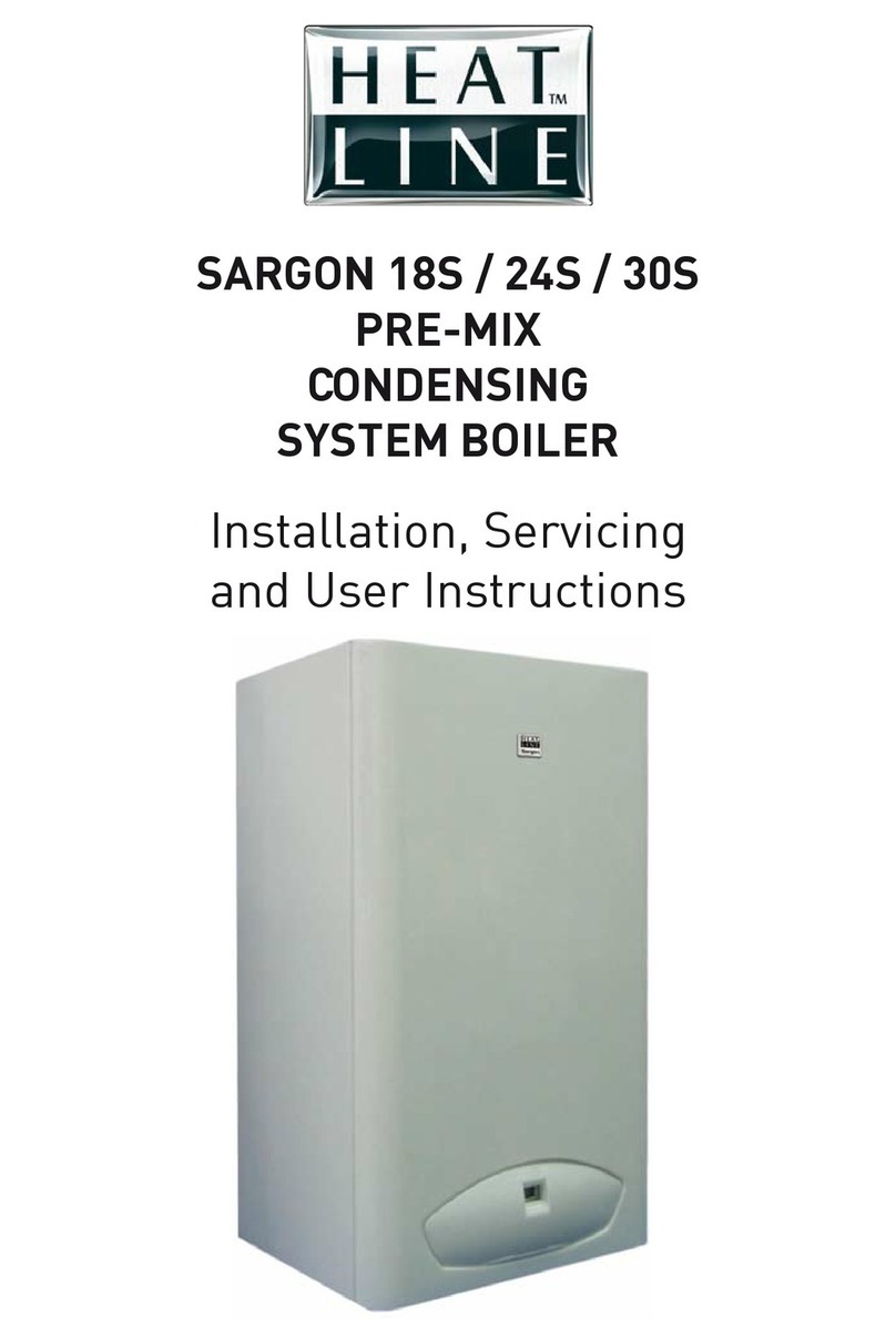 Heatline SARGON 18S Installation, servicing and user instructions Heatline SARGON 18S Installation, servicing and user instructions