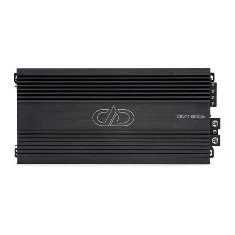 DD Audio DM1500 owner's manual