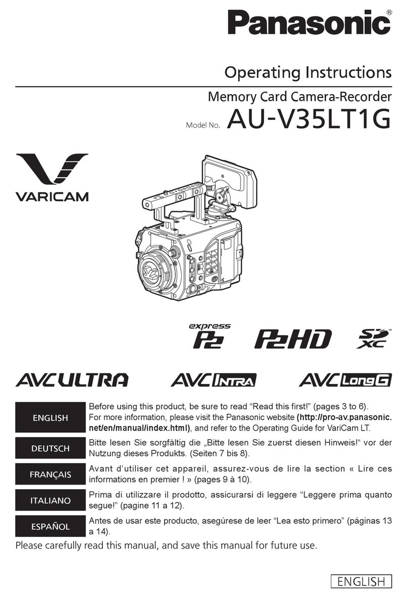 Panasonic AU-V35LT1G User manual