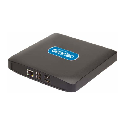 Genetec SV-16 v2 Operator's manual