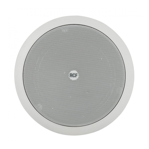 RCF PL60 User manual