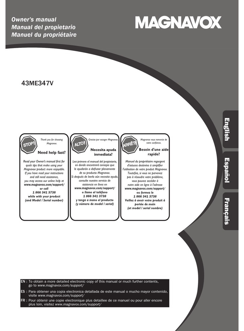 Magnavox 43ME347V User manual