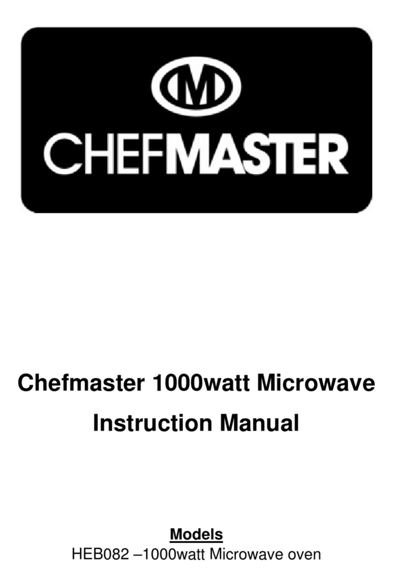 Chef-Master HEB082 instruction manual