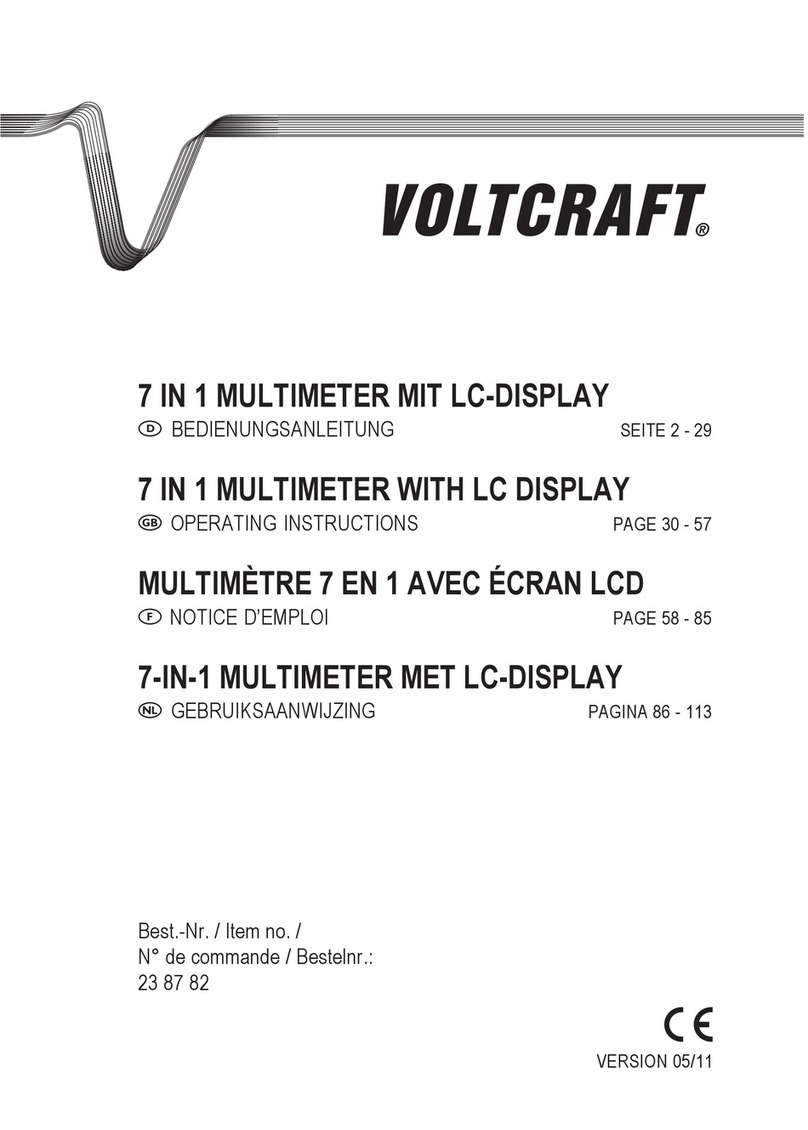 VOLTCRAFT 23 87 82 User manual