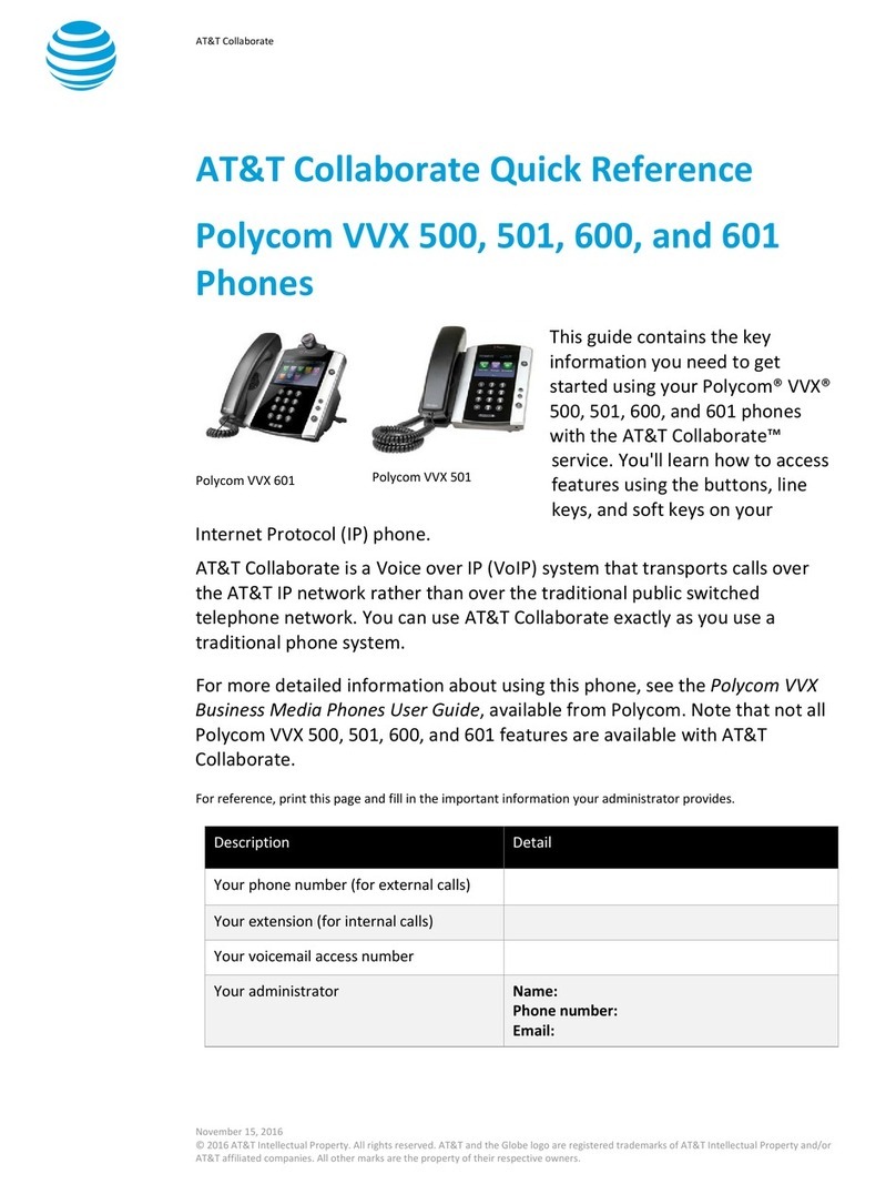 Polycom VVX 500 series User manual