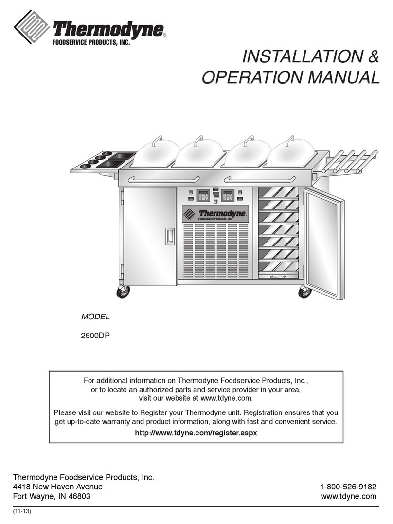 THERMODYNE 2600DP Installation & operation manual