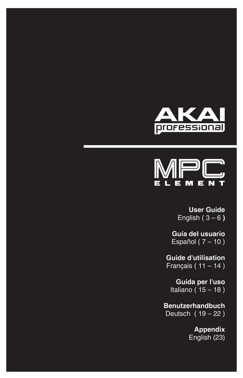 Akai MPC ELEMENT user guide