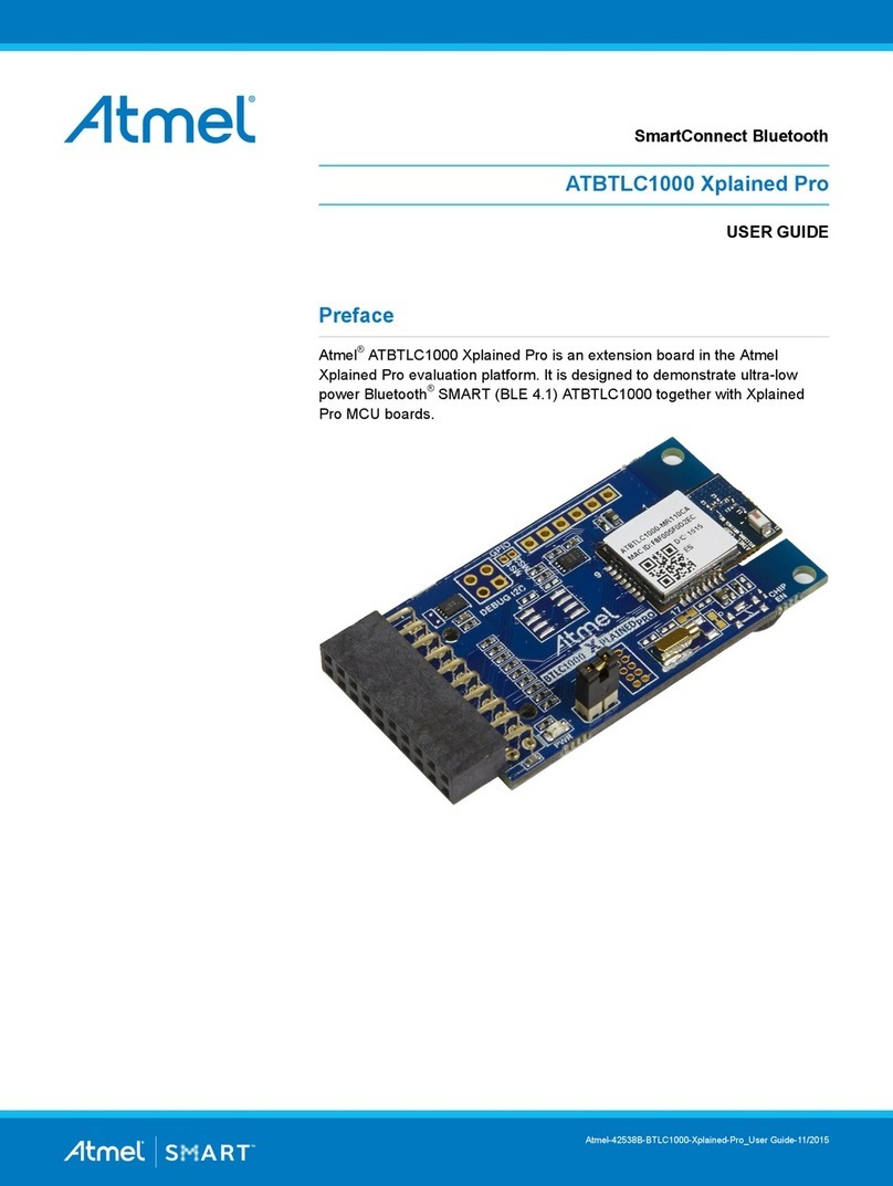 Atmel ATBTLC1000 Xplained Pro User manual