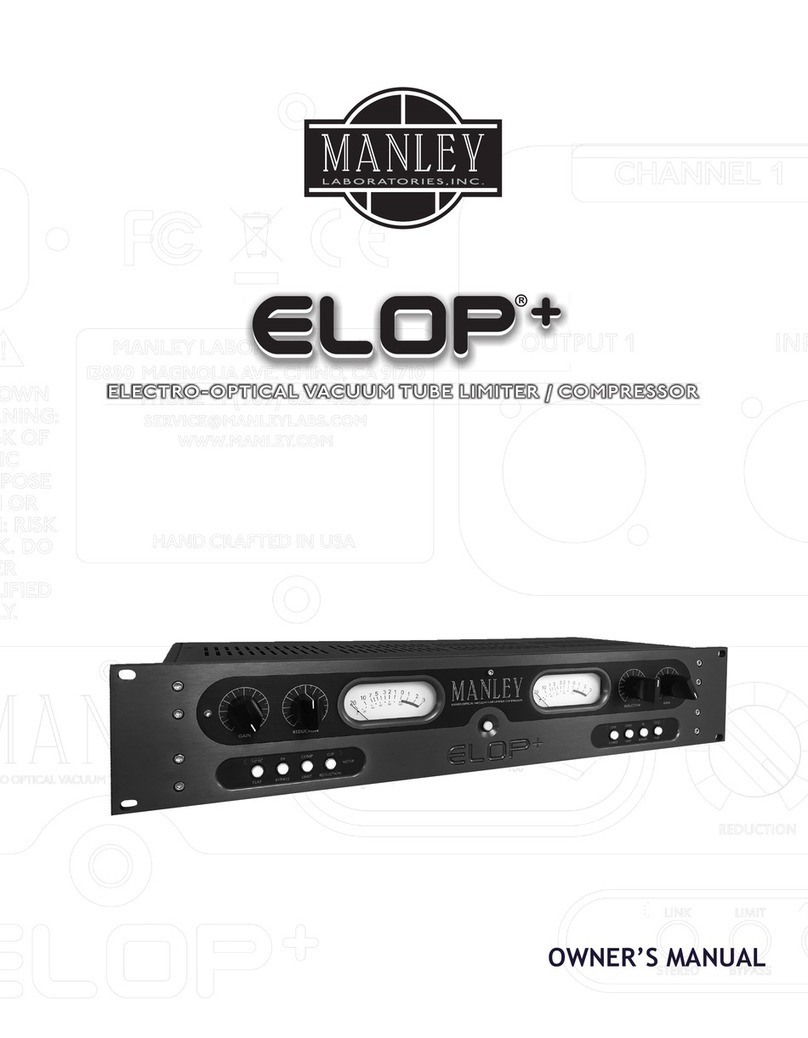 Manley ELOP+ owner's manual Manley ELOP+ owner's manual