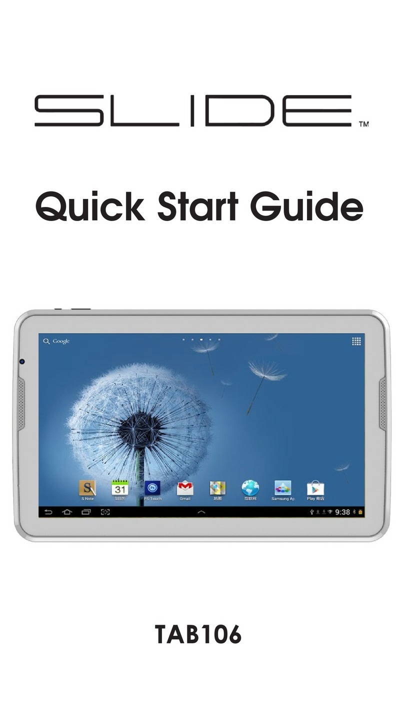 SLIDE TAB106 User manual
