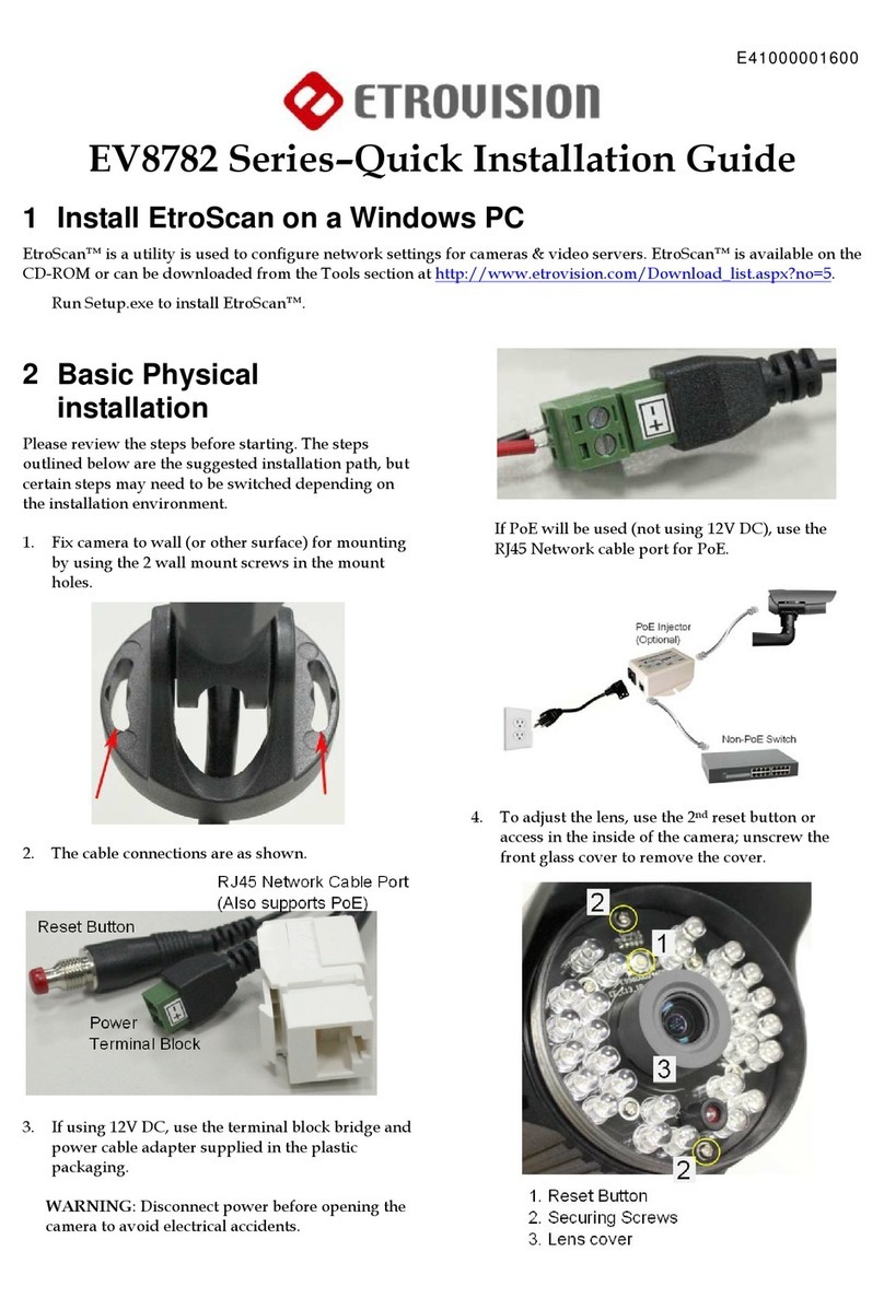 EtroVISION EtroScan EV8782 Series User manual EtroVISION EtroScan EV8782 Series User manual