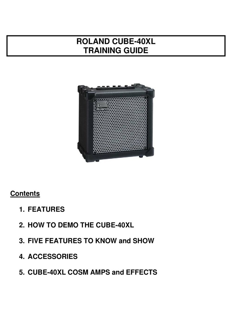 Roland CUBE-40XL Setup guide Roland CUBE-40XL Setup guide