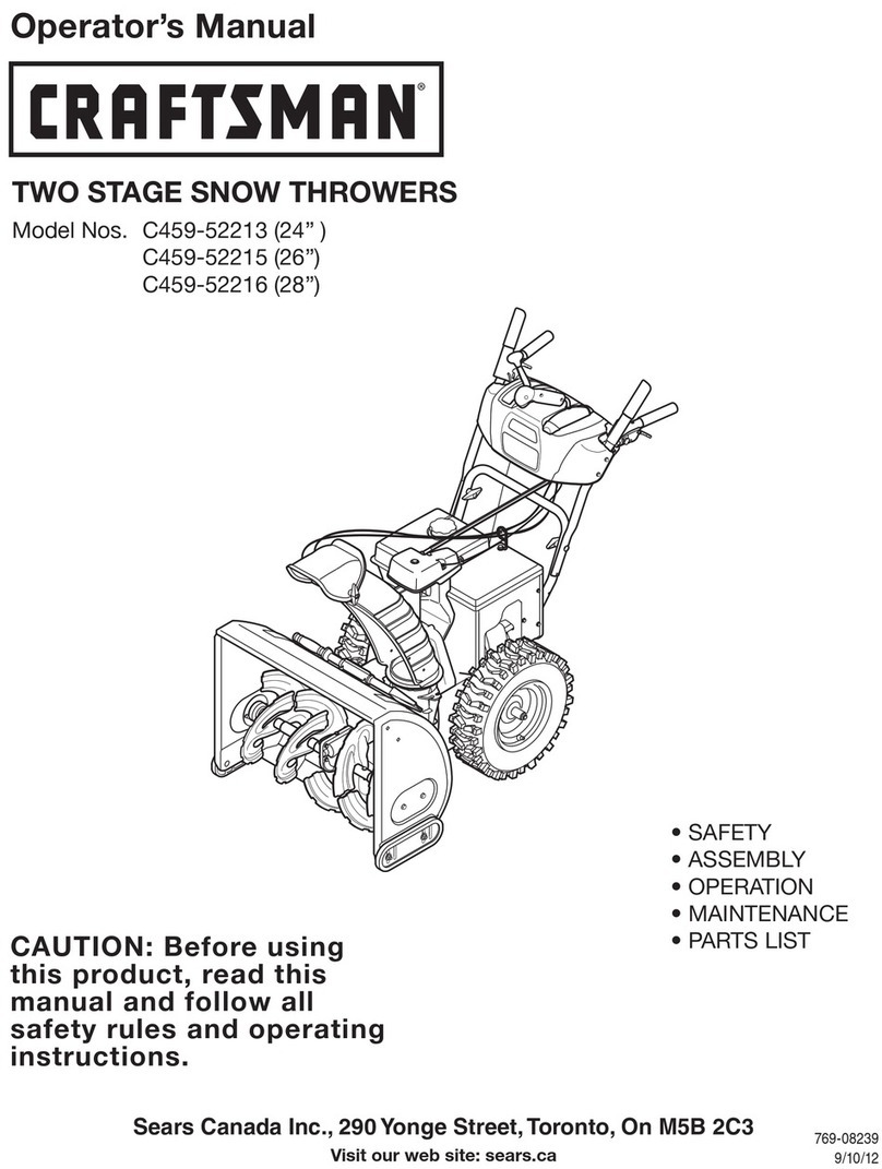 Craftsman C459-52213 Operator's manual