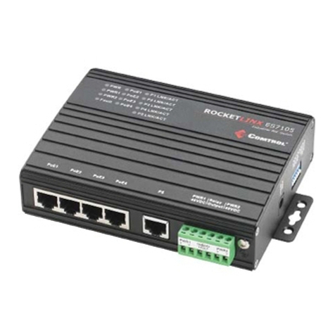 Comtrol ROCKETLINX ES7105 Quick installation guide Comtrol ROCKETLINX ES7105 Quick installation guide