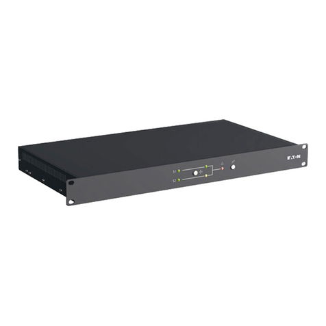 Eaton STS 16 Installation and user manual Eaton STS 16 Installation and user manual