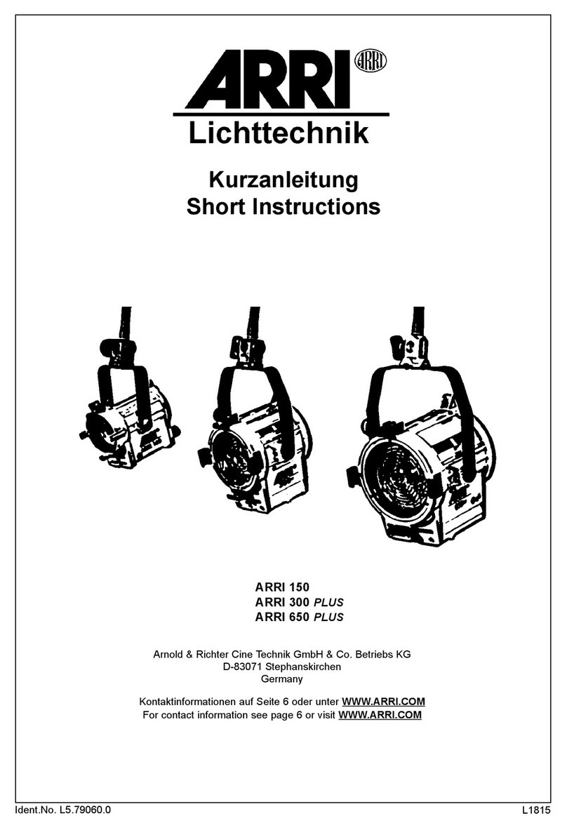 ARRI ARRI 150 Manual