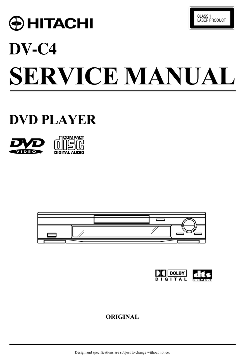 Hitachi DV-C4 User manual