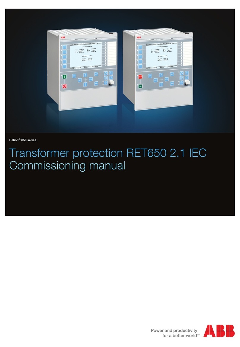 ABB RET650 2.1 IEC Quick start guide