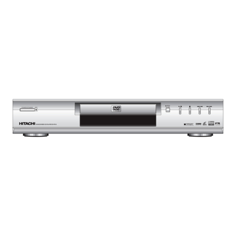 Hitachi DV-P315U User manual