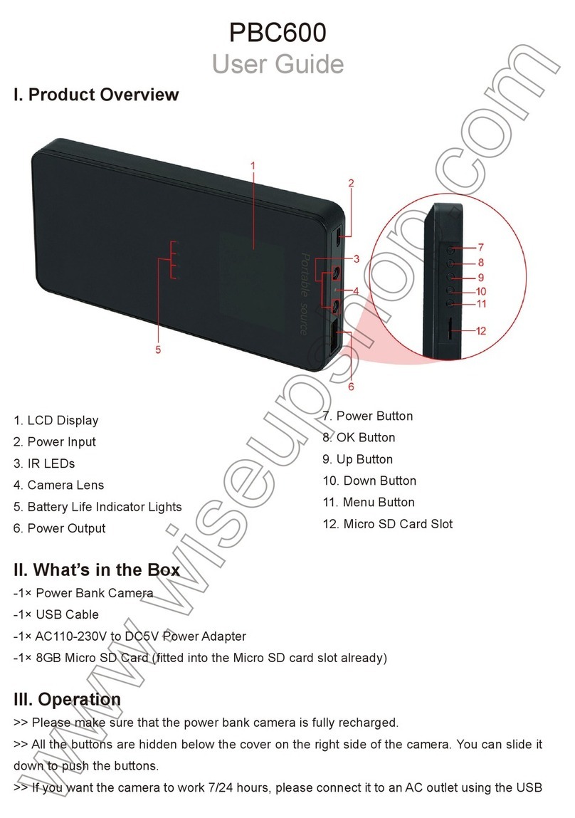 Wiseup PBC600 user guide