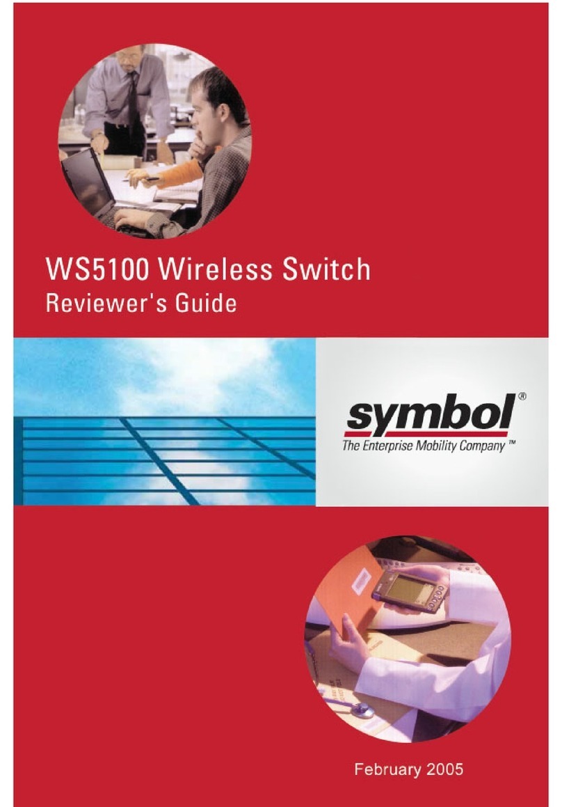 Symbol WS5100 Series User manual Symbol WS5100 Series User manual