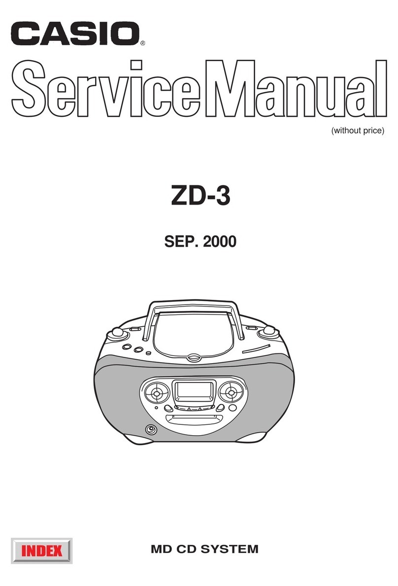 Casio ZD-3 User manual