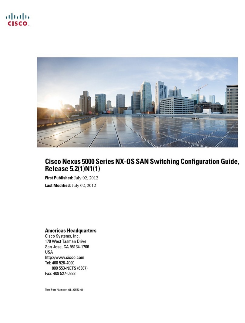 Cisco Nexus 5000 Series User manual