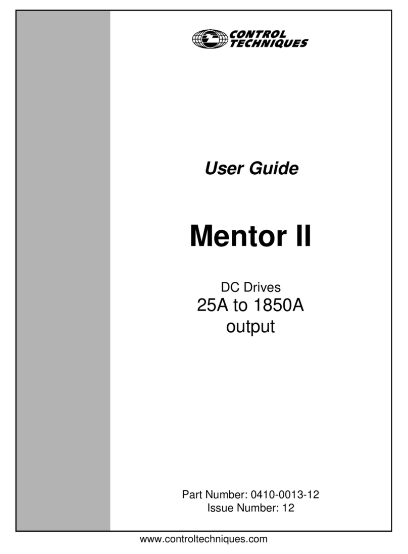 Control Techniques Mentor II user guide