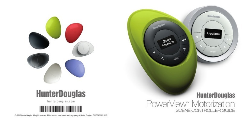 HunterDouglas POWERVIEW Motorization User manual