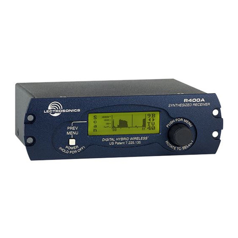 Lectronics R400A User manual