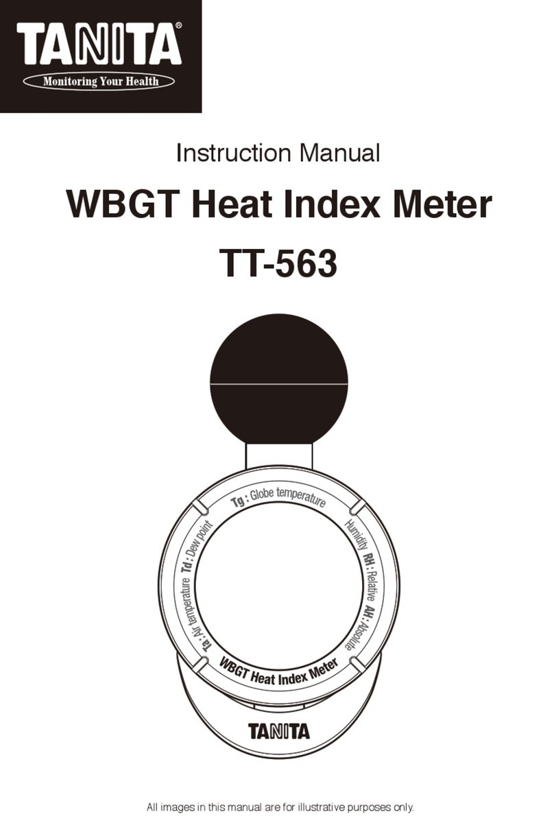 Tanita TT-563 User manual
