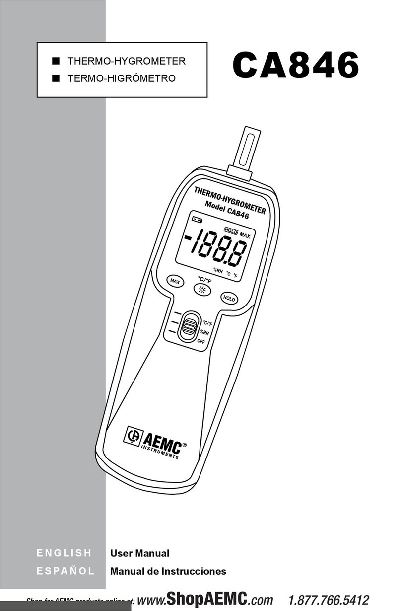 AEMC CA846 User manual