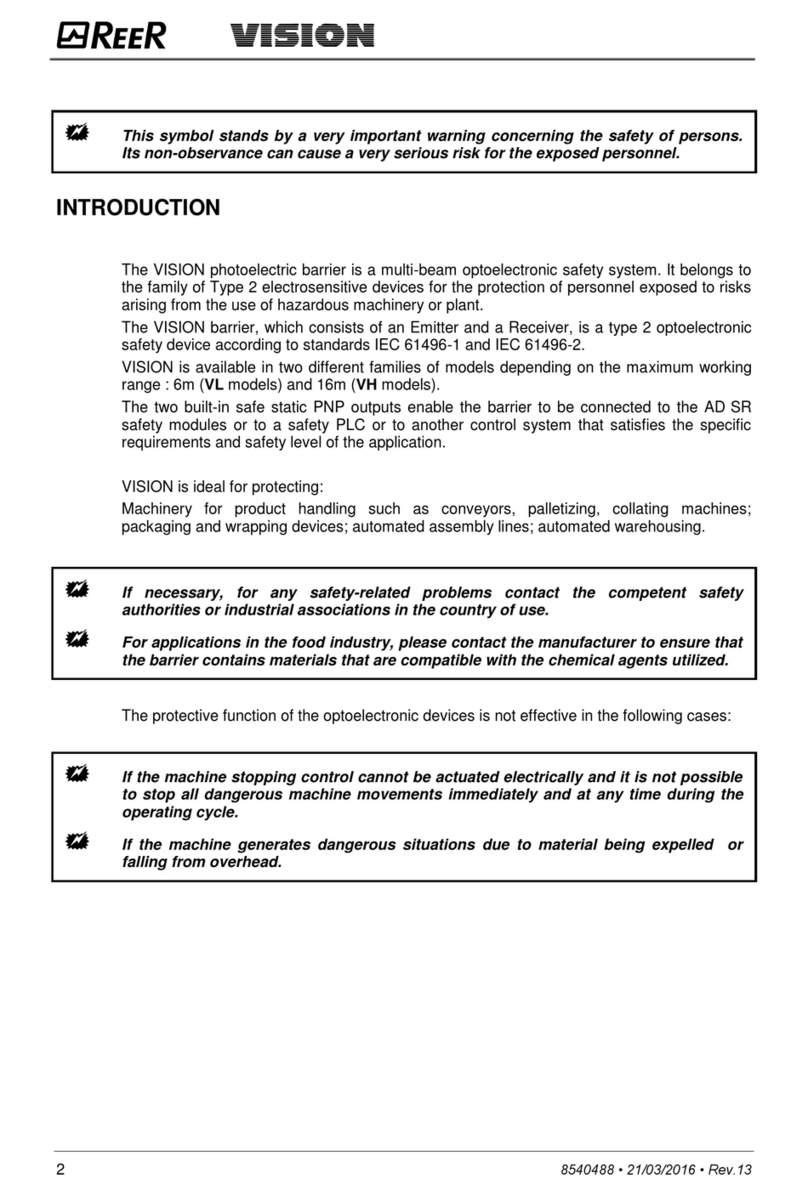 Reer VISION V3BL User manual