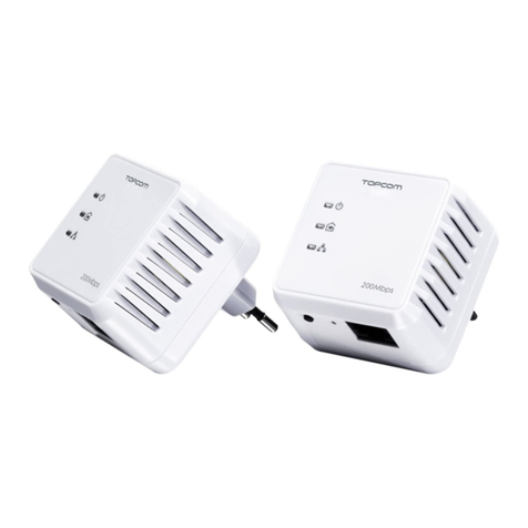 Topcom POWERLAN 6420 MINI Quick installation guide