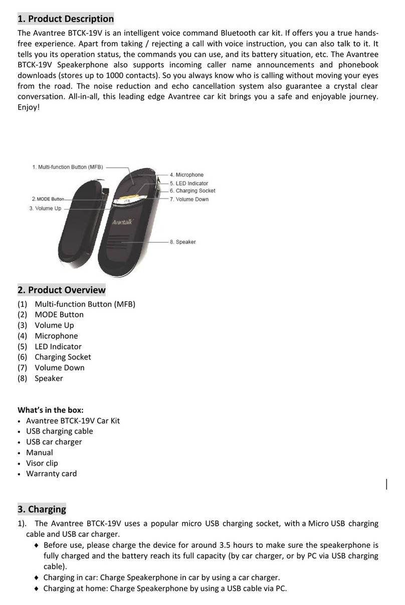 Avantree BTCK-19V user manual
