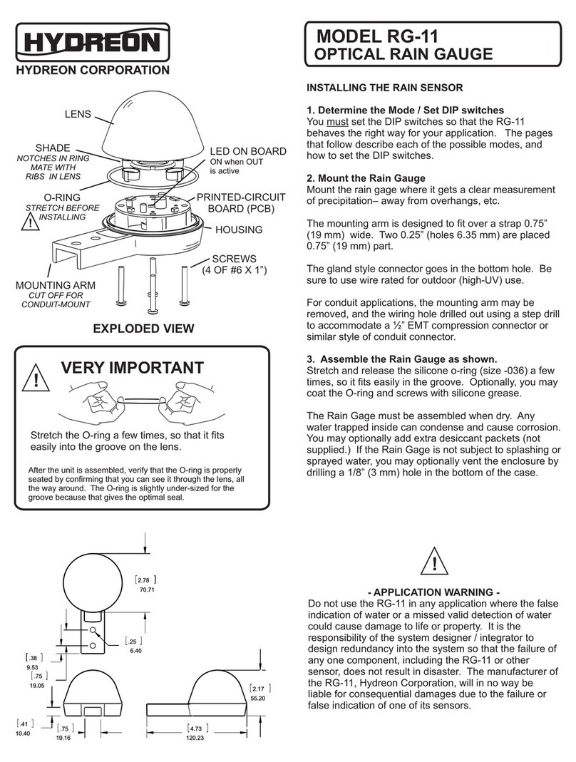 Hydreon RG-11 Installing guide