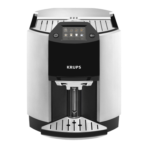 Krups ESPRESSO AUTOMATIC SERIE EA9000 User manual Krups ESPRESSO AUTOMATIC SERIE EA9000 User manual