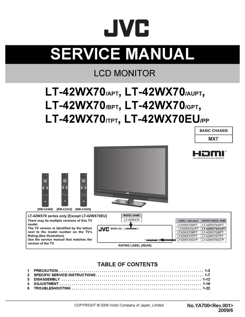 JVC LT-42WX70/APT User manual